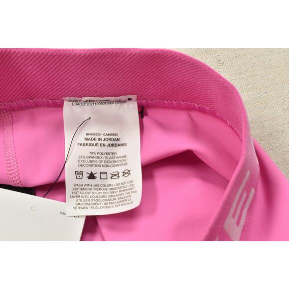 Nike Pro DRI-FIT Womens Training Shorts Pink Athletic Size L NEW CZ9831-675 - Picture 8 of 8